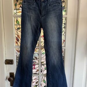 Leith Bell Bottom Jeans – Size 29 – Light, Stretchy, Perfect Blue!